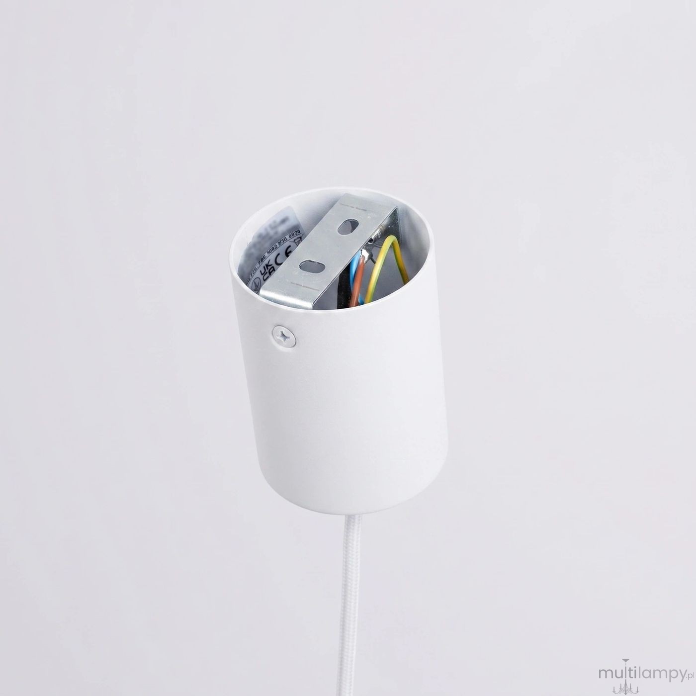 Nox D25 lampa wisząca E27 biała SL.2521