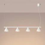 Nox 4L lampa wisząca 4xE14 biała SL.2551
