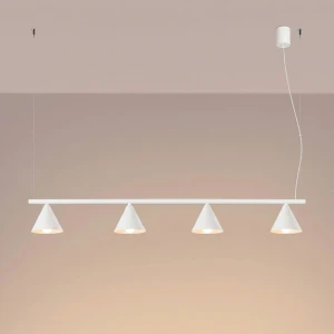 Nox 4L lampa wisząca 4xE14 biała SL.2551