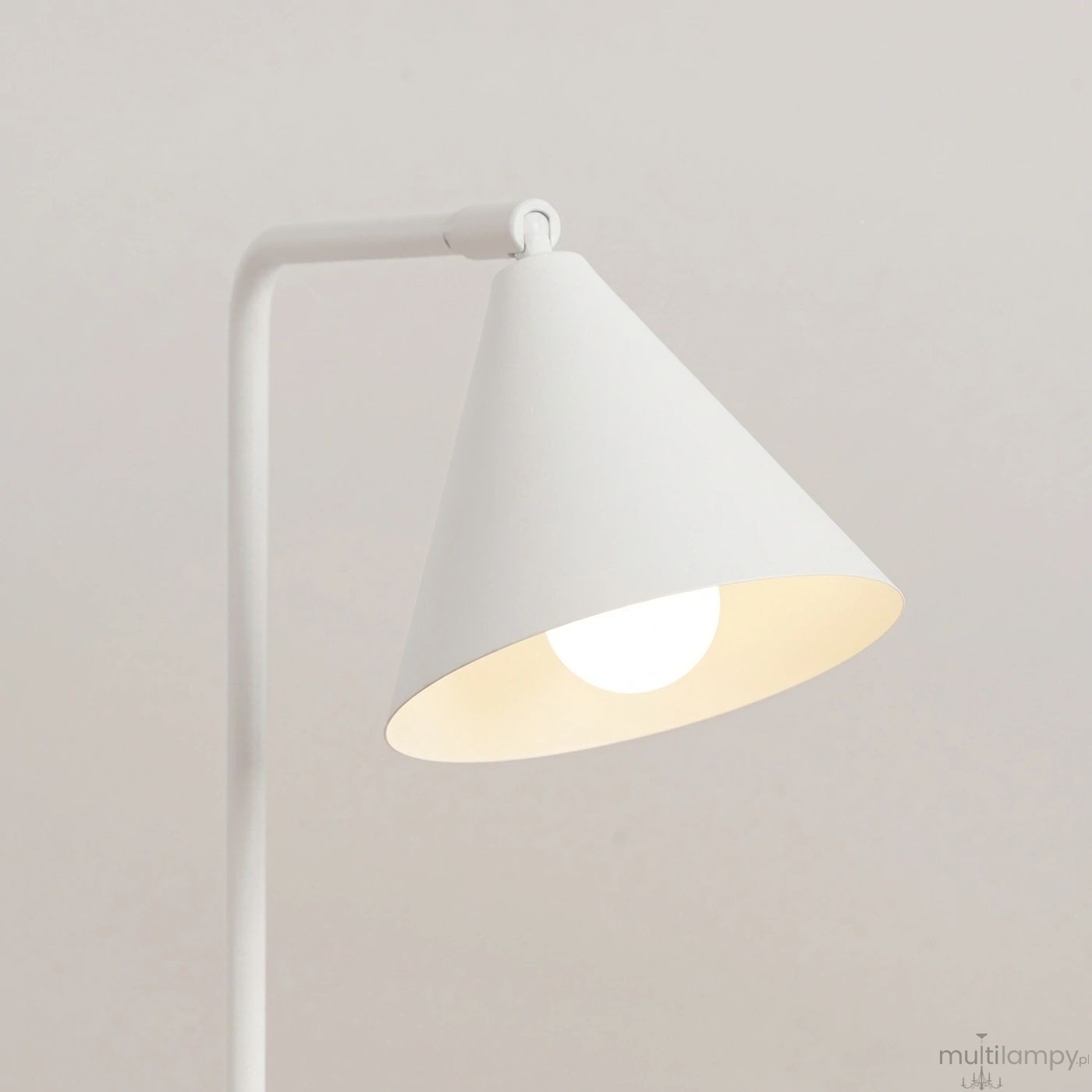 Nox lampa biurkowa E14 biała SL.2566