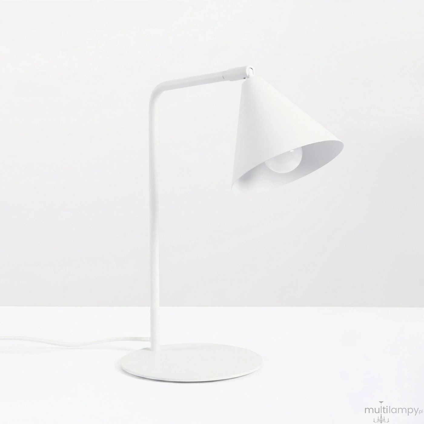 Nox lampa biurkowa E14 biała SL.2566