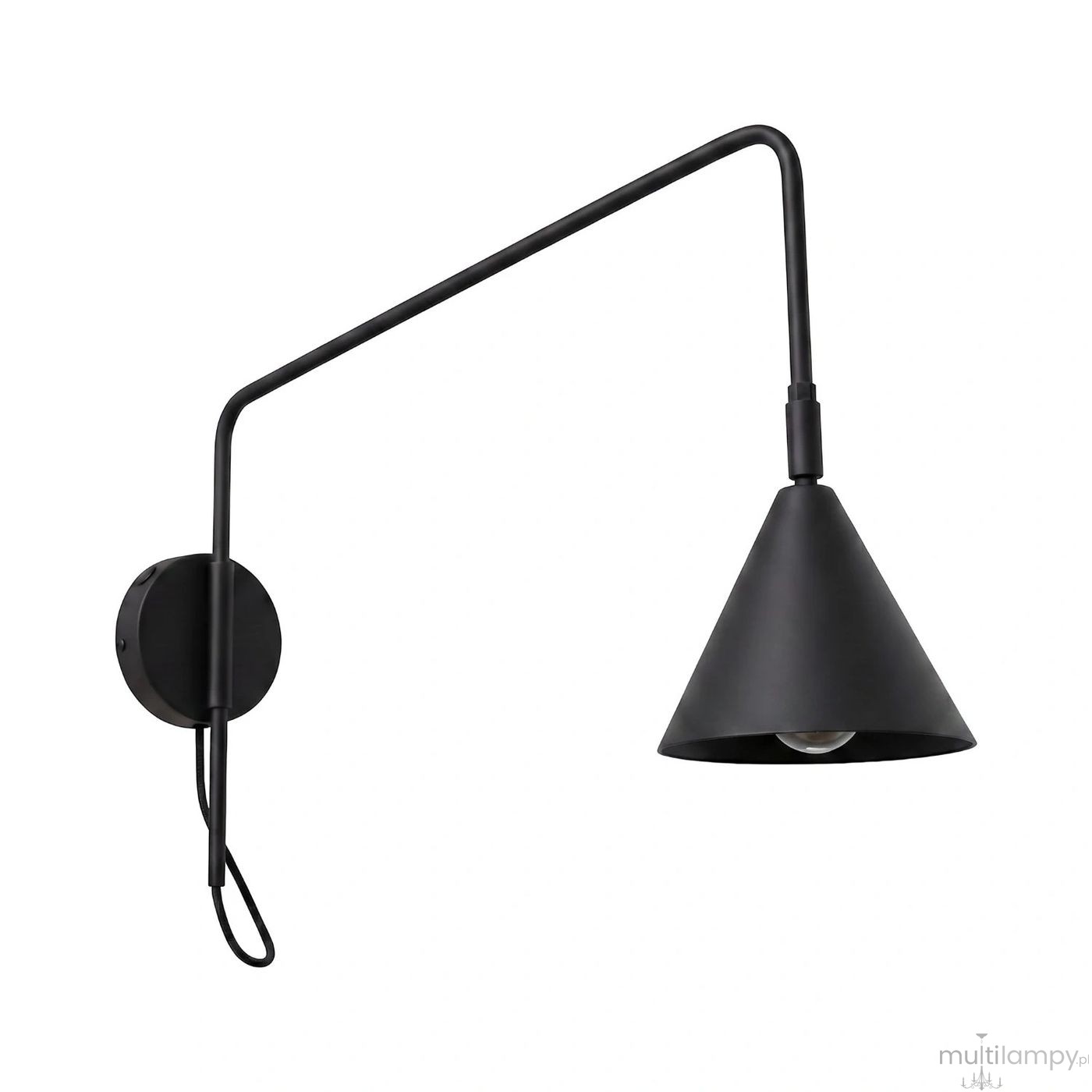 Nox kinkiet E14 czarny SL.2492