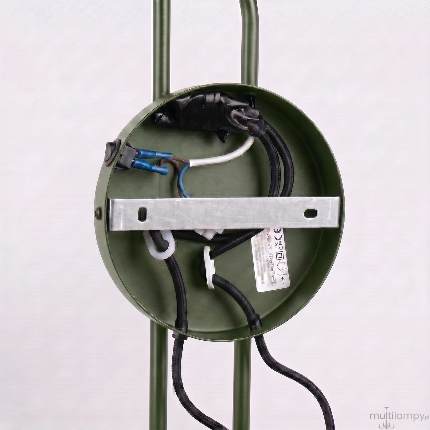 Nox kinkiet 2xE14 zielona oliwka SL.2510