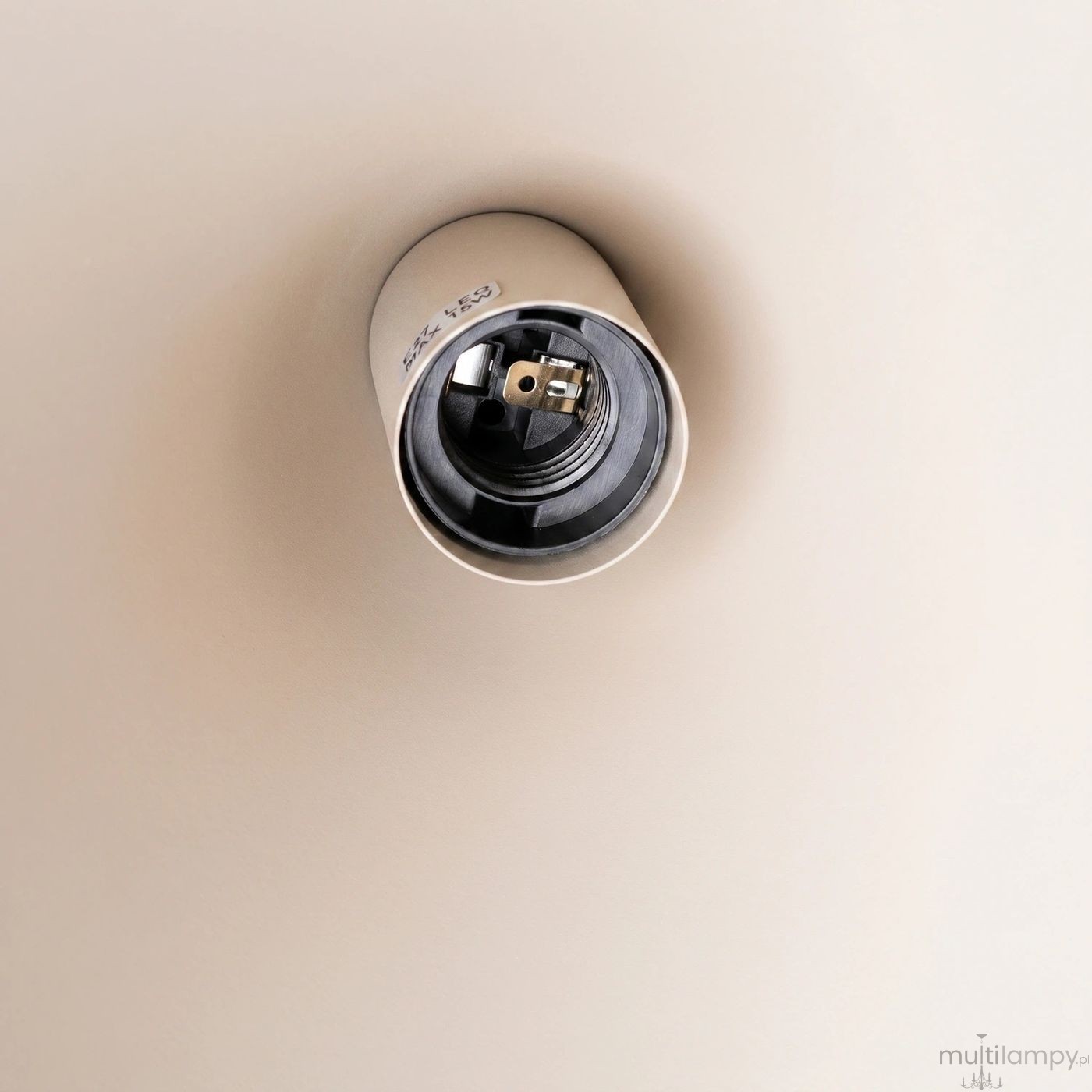 Nox D25 lampa wisząca E27 beżowa SL.2524