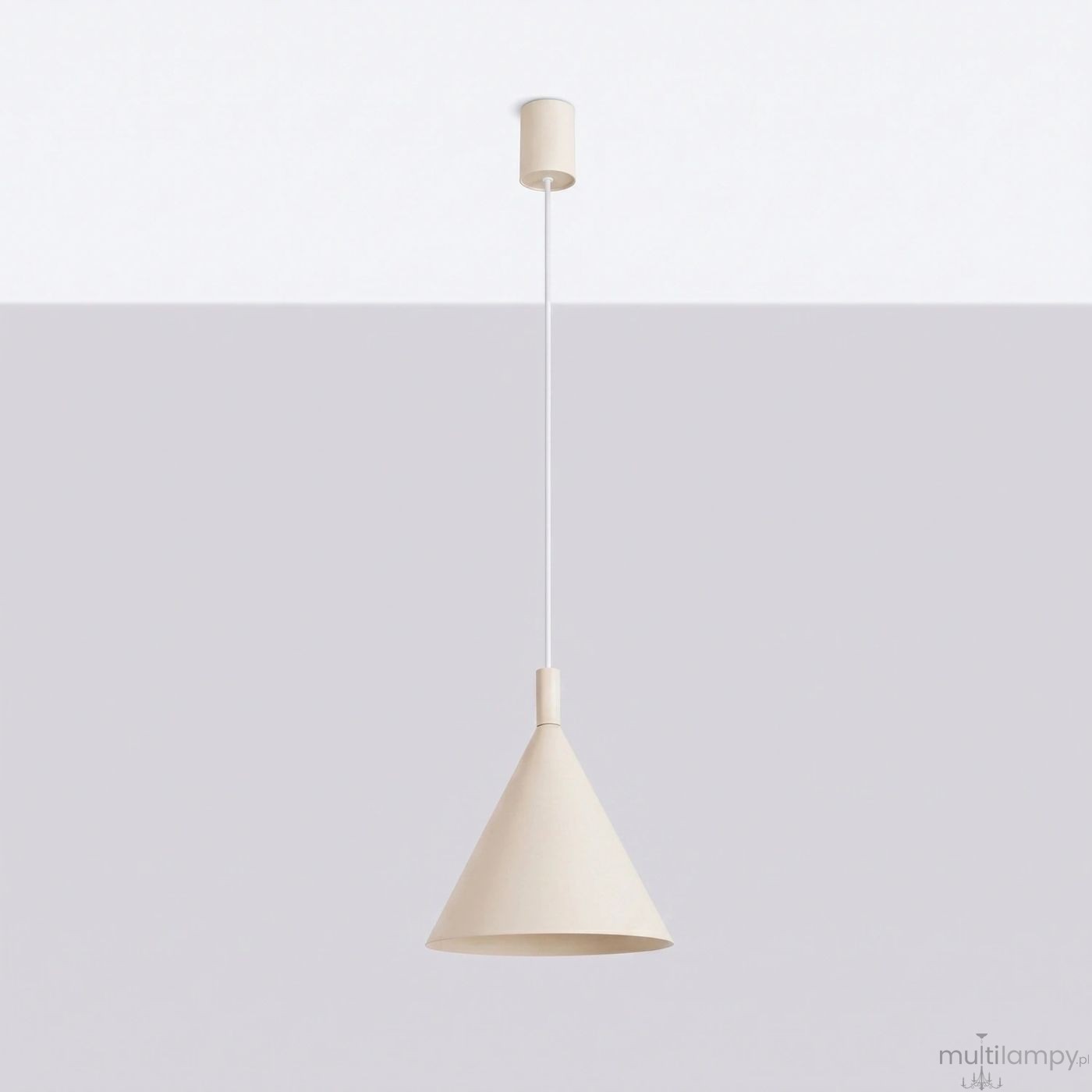 Nox D25 lampa wisząca E27 beżowa SL.2524
