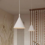 Nox D25 lampa wisząca E27 beżowa SL.2524