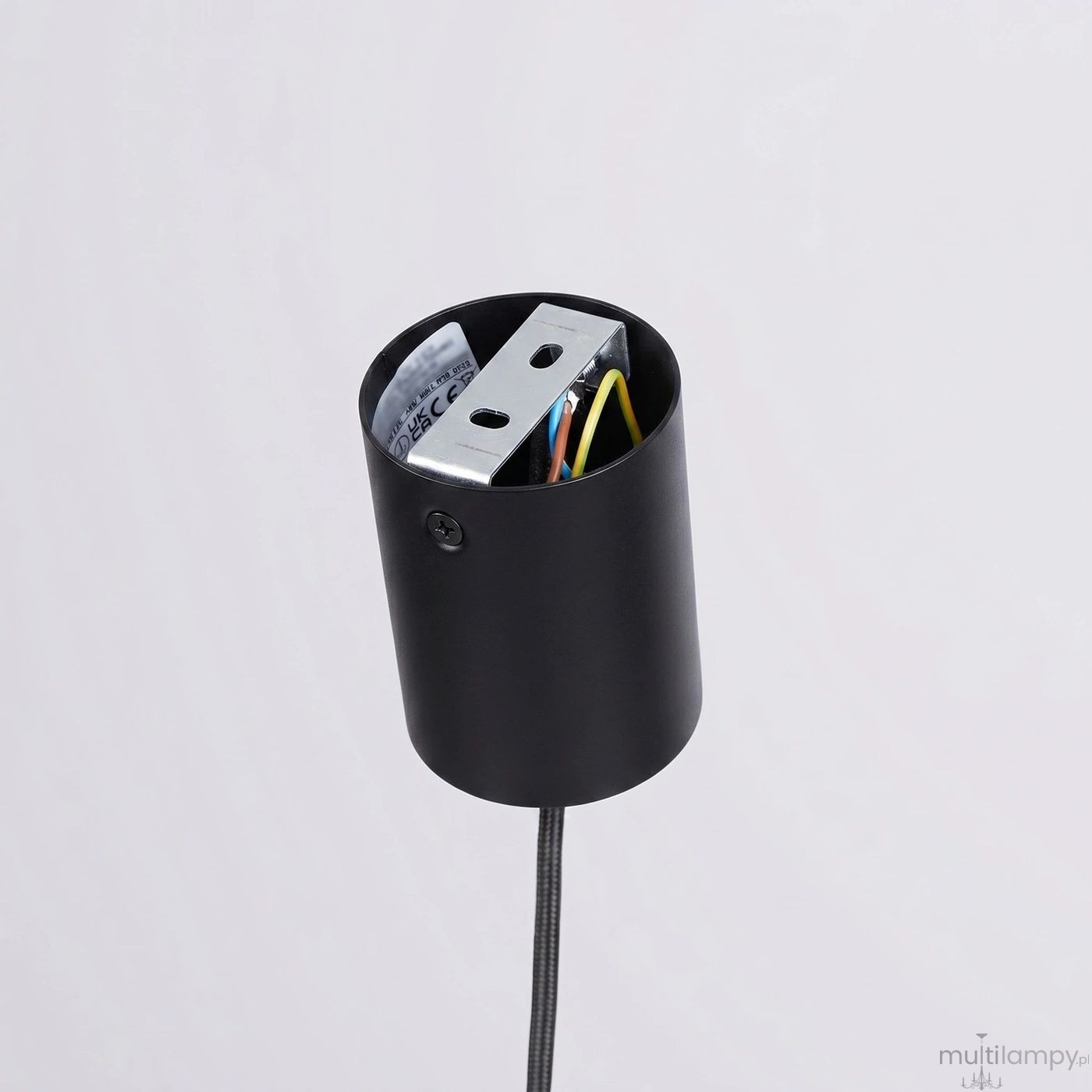 Nox D25 lampa wisząca E27 czarna SL.2522