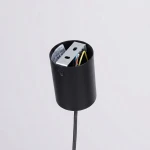 Nox D25 lampa wisząca E27 czarna SL.2522