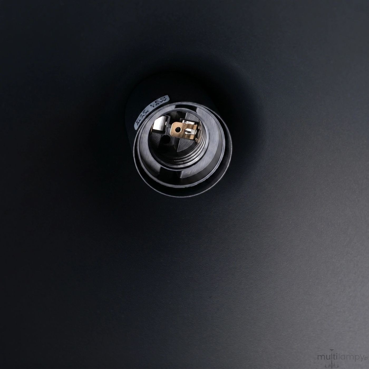 Nox D25 lampa wisząca E27 czarna SL.2522