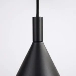 Nox D25 lampa wisząca E27 czarna SL.2522
