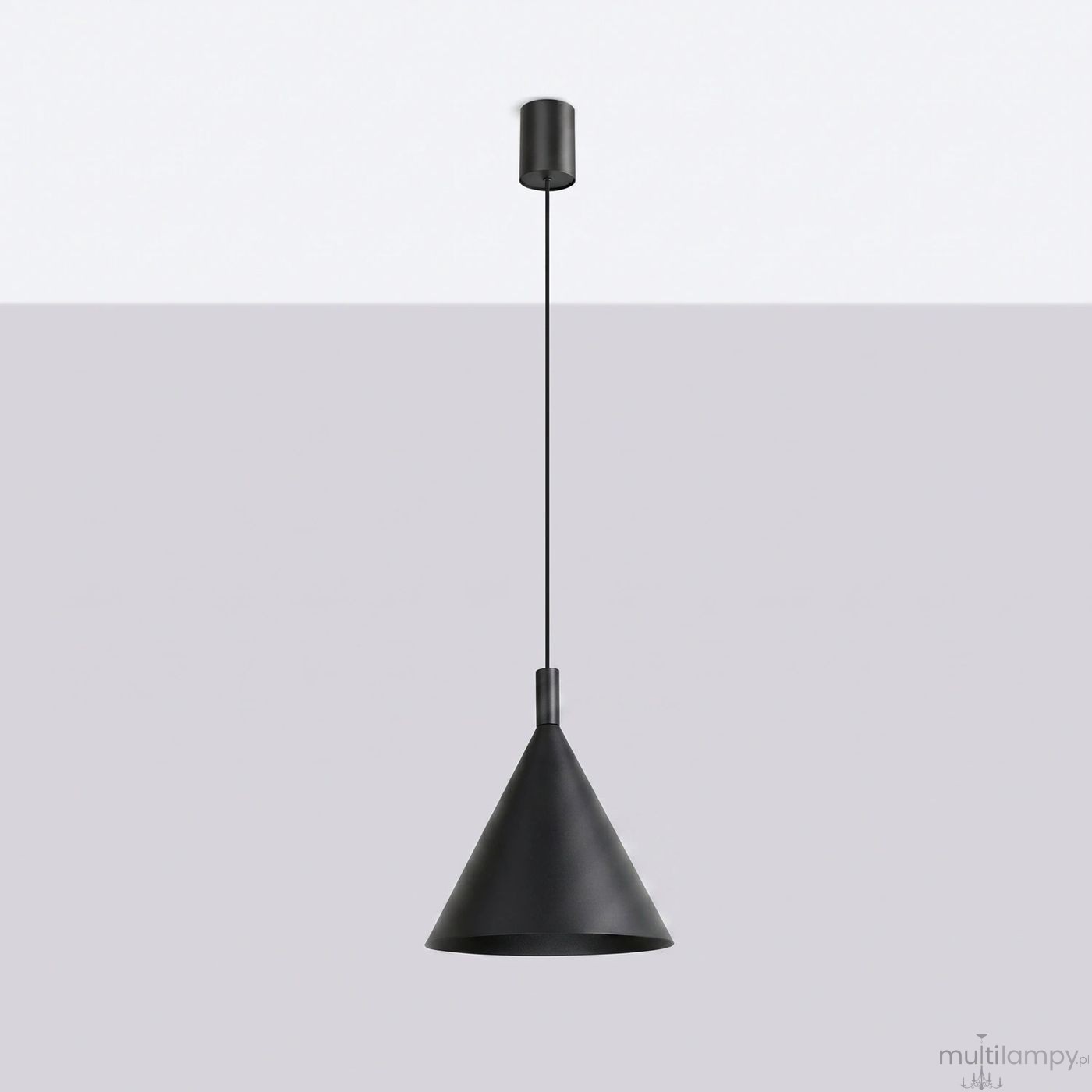 Nox D25 lampa wisząca E27 czarna SL.2522