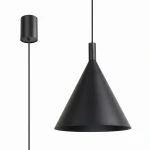 Nox D25 lampa wisząca E27 czarna SL.2522