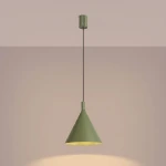 Nox D25 lampa wisząca E27 zielona oliwka SL.2525