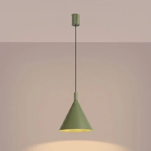 Nox D25 lampa wisząca E27 zielona oliwka SL.2525