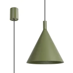 Nox D25 lampa wisząca E27 zielona oliwka SL.2525