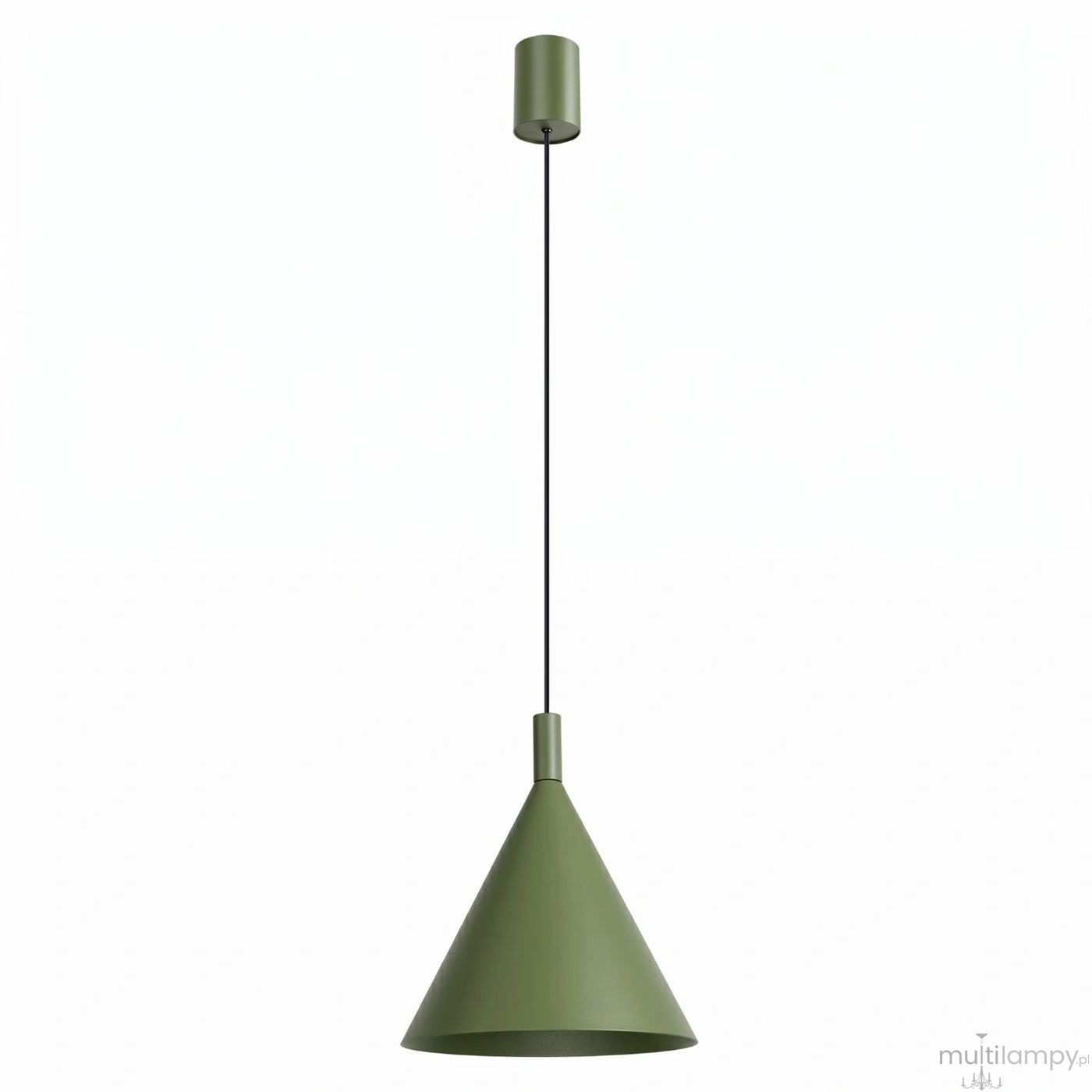 Nox D25 lampa wisząca E27 zielona oliwka SL.2525