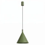 Nox D25 lampa wisząca E27 zielona oliwka SL.2525