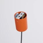 Nox D25 lampa wisząca E27 ochra czerwona SL.2526