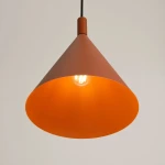 Nox D25 lampa wisząca E27 ochra czerwona SL.2526