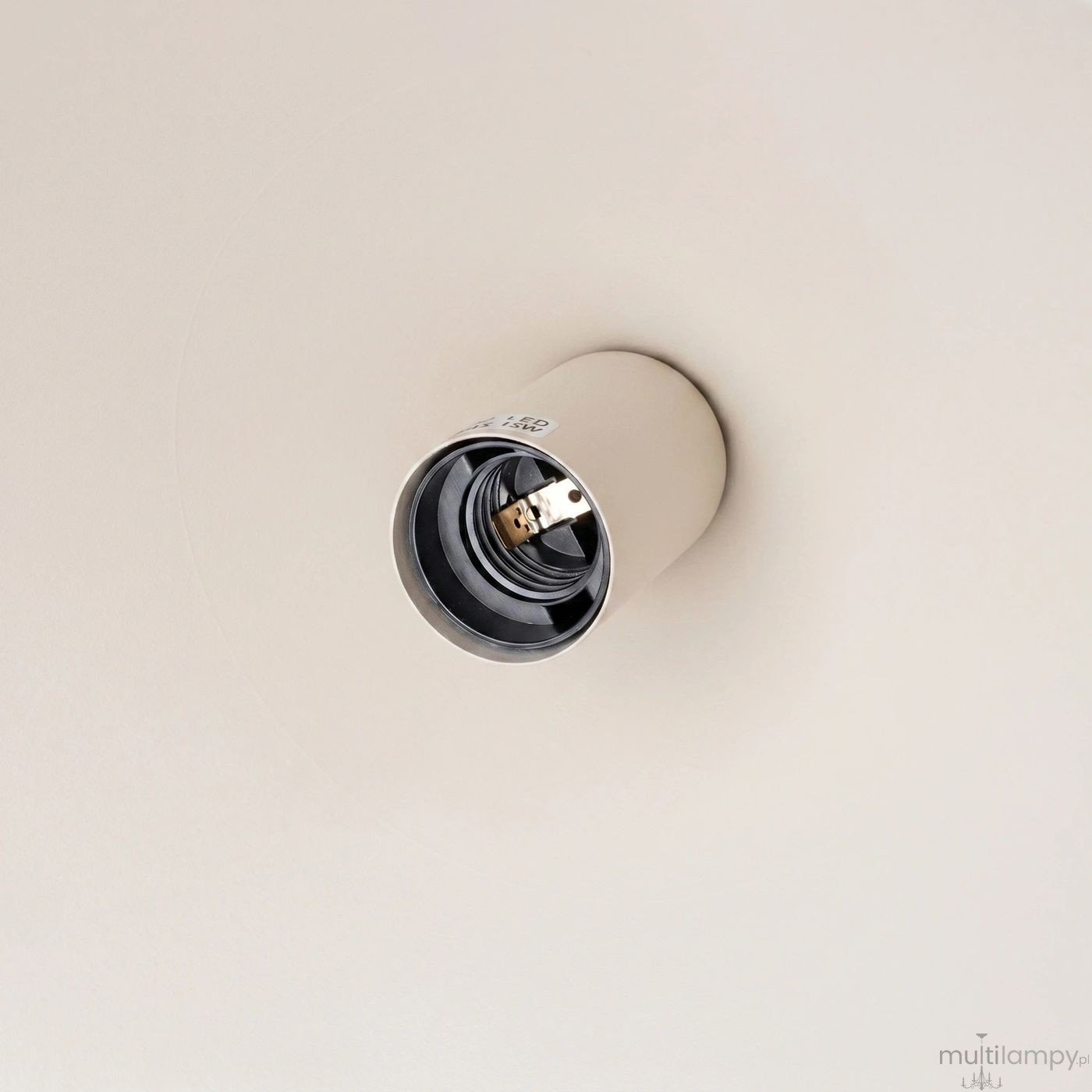 Nox D40 lampa wisząca E27 beżowa SL.2539