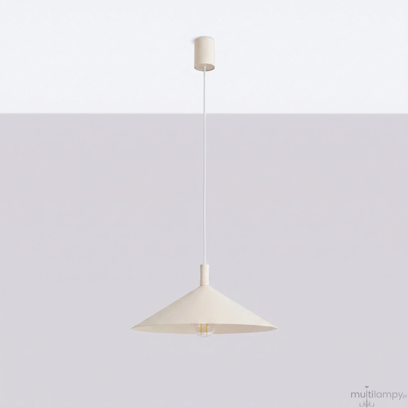 Nox D40 lampa wisząca E27 beżowa SL.2539
