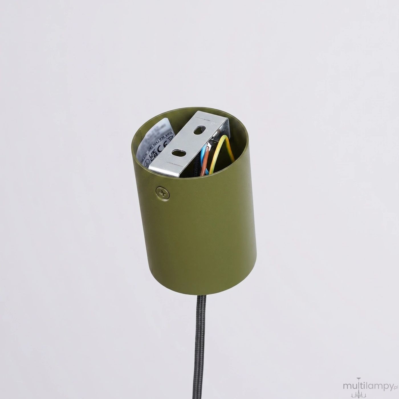 Nox D40 lampa wisząca E27 zielona oliwka SL.2540
