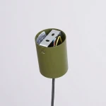Nox D40 lampa wisząca E27 zielona oliwka SL.2540