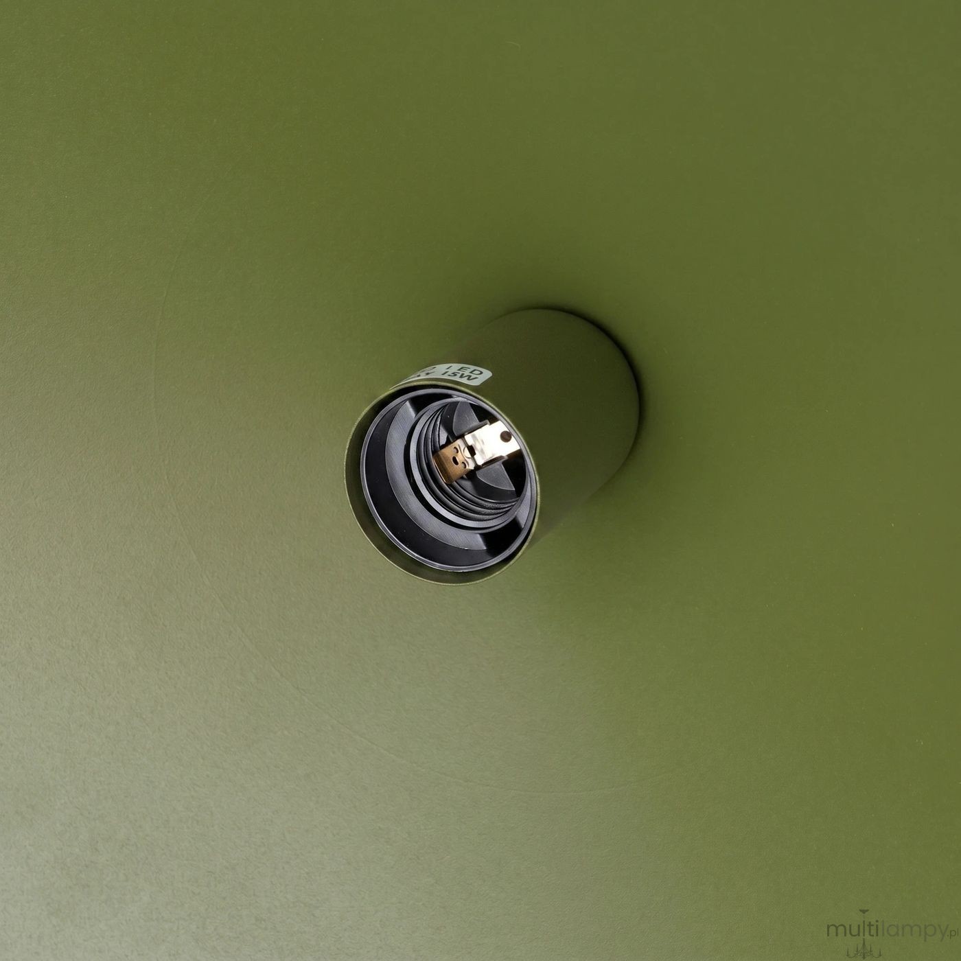 Nox D40 lampa wisząca E27 zielona oliwka SL.2540