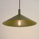 Nox D40 lampa wisząca E27 zielona oliwka SL.2540