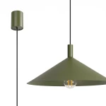 Nox D40 lampa wisząca E27 zielona oliwka SL.2540
