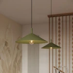 Nox D40 lampa wisząca E27 zielona oliwka SL.2540