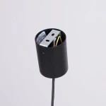 Nox D40 lampa wisząca E27 czarna SL.2537