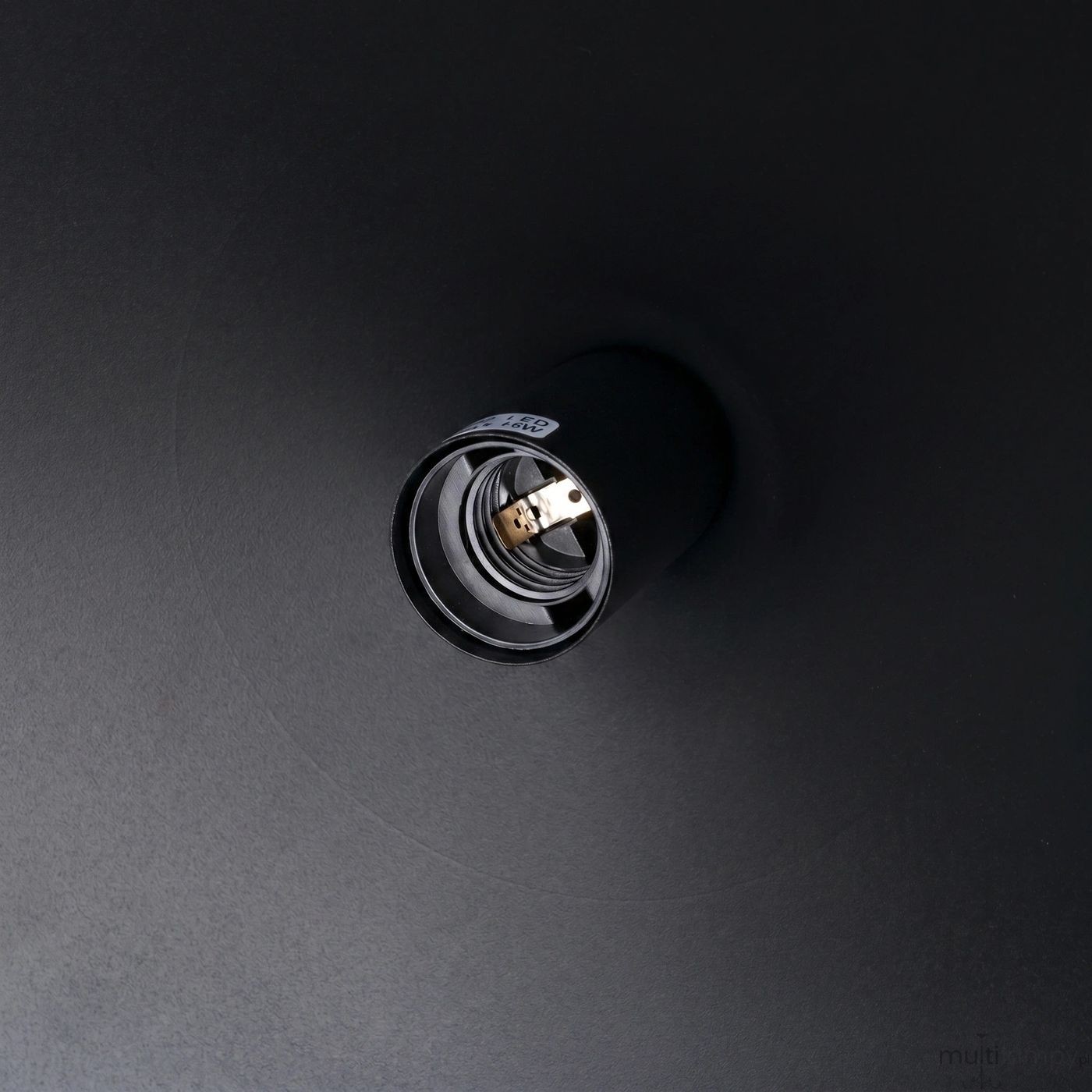 Nox D40 lampa wisząca E27 czarna SL.2537