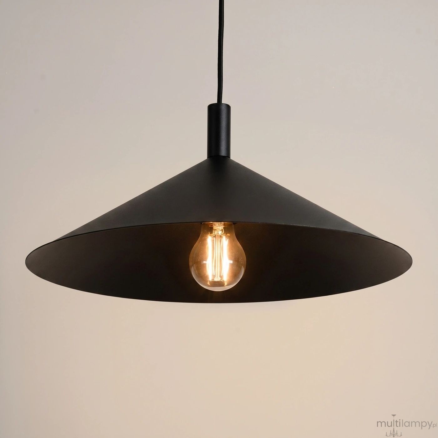 Nox D40 lampa wisząca E27 czarna SL.2537