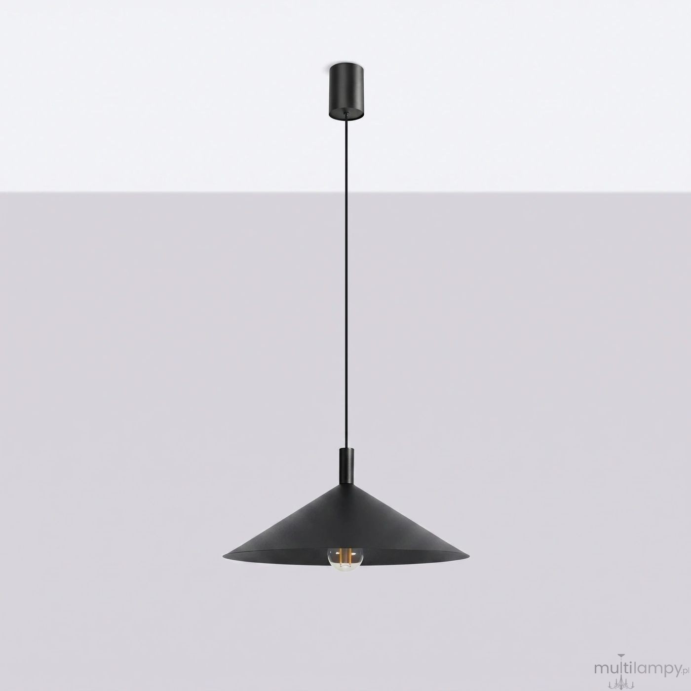 Nox D40 lampa wisząca E27 czarna SL.2537