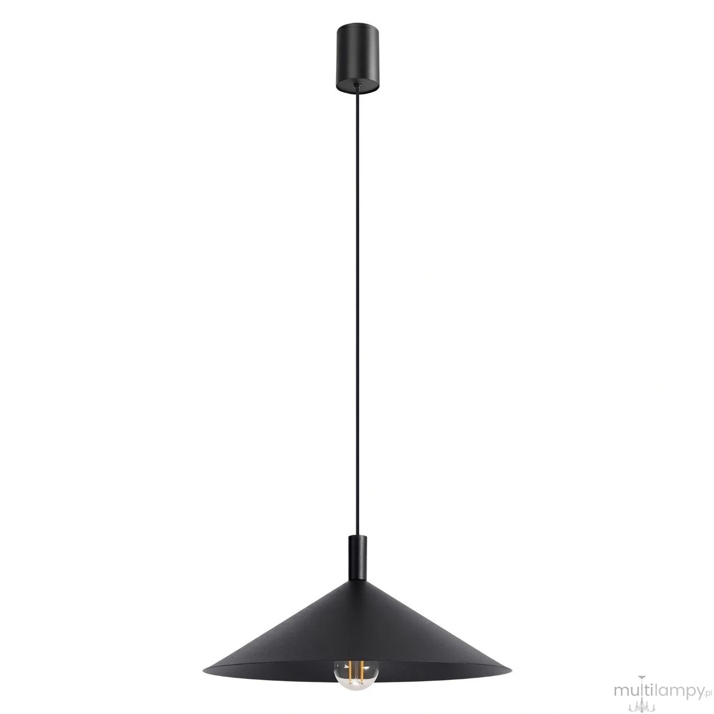 Nox D40 lampa wisząca E27 czarna SL.2537