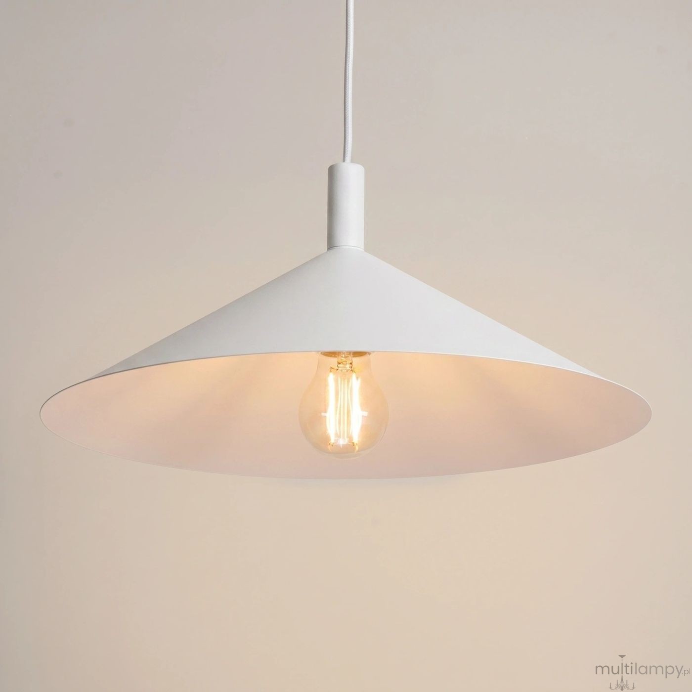 Nox D40 lampa wisząca E27 biała SL.2536