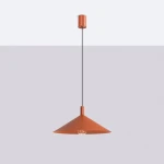 Nox D40 lampa wisząca E27 ochra czerwona SL.2541