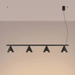 Nox 4L lampa wisząca 4xE14 czarna SL.2552