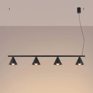 Nox 4L lampa wisząca 4xE14 czarna SL.2552