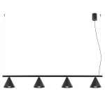 Nox 4L lampa wisząca 4xE14 czarna SL.2552