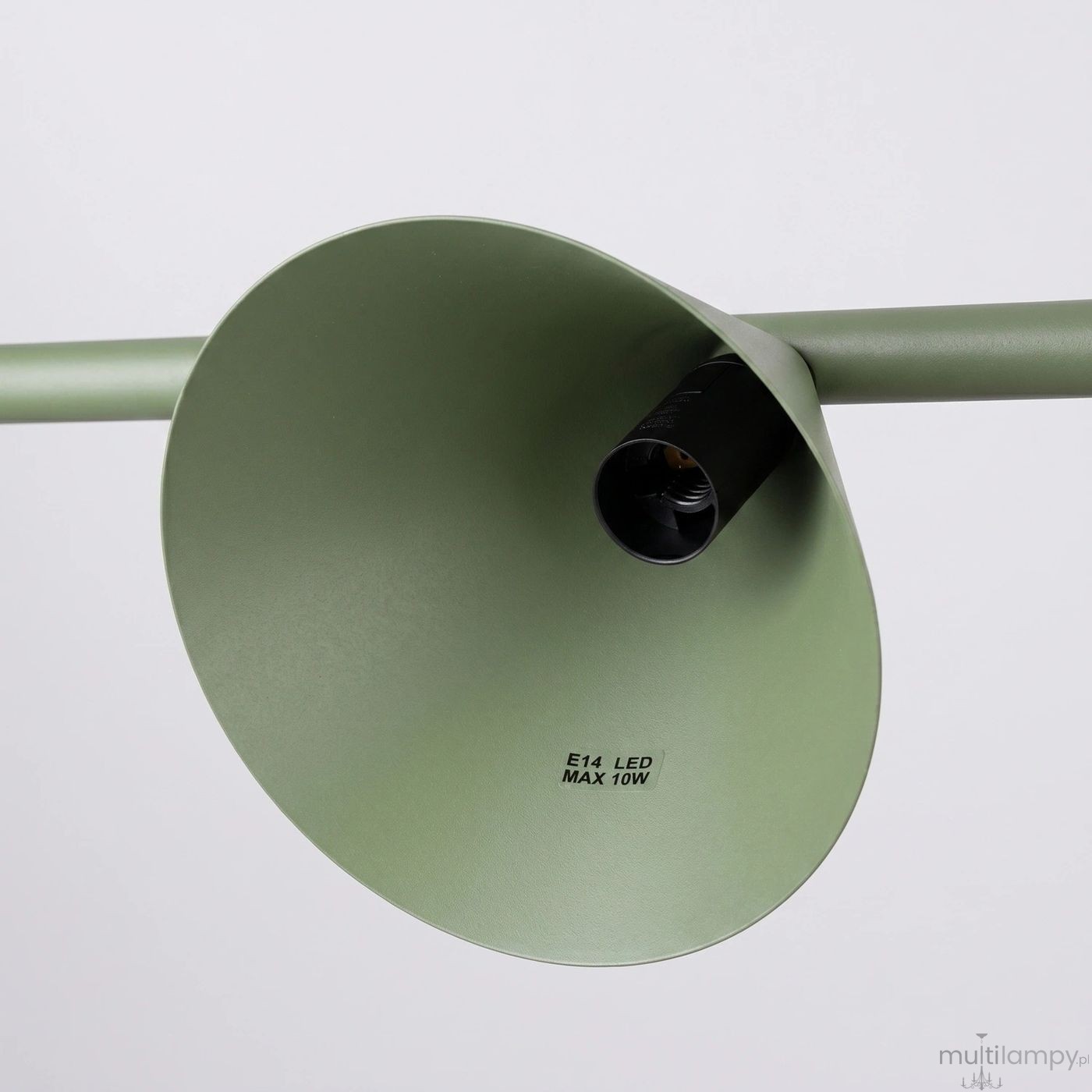 Nox 4L lampa wisząca 4xE14 zielona oliwka SL.2555