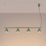 Nox 4L lampa wisząca 4xE14 zielona oliwka SL.2555