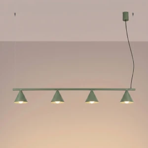 Nox 4L lampa wisząca 4xE14 zielona oliwka SL.2555