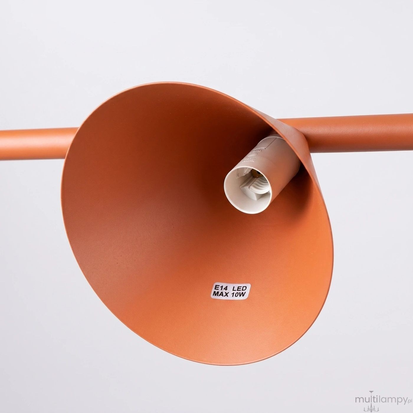 Nox 4L lampa wisząca 4xE14 ochra czerwona SL.2556