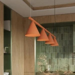 Nox 4L lampa wisząca 4xE14 ochra czerwona SL.2556