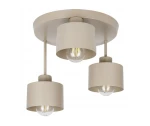 Elza lampa sufitowa 3xE27 beżowa
