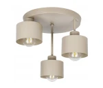 Elza lampa sufitowa 3xE27 beżowa