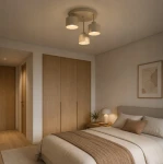 Elza lampa sufitowa 3xE27 beżowa