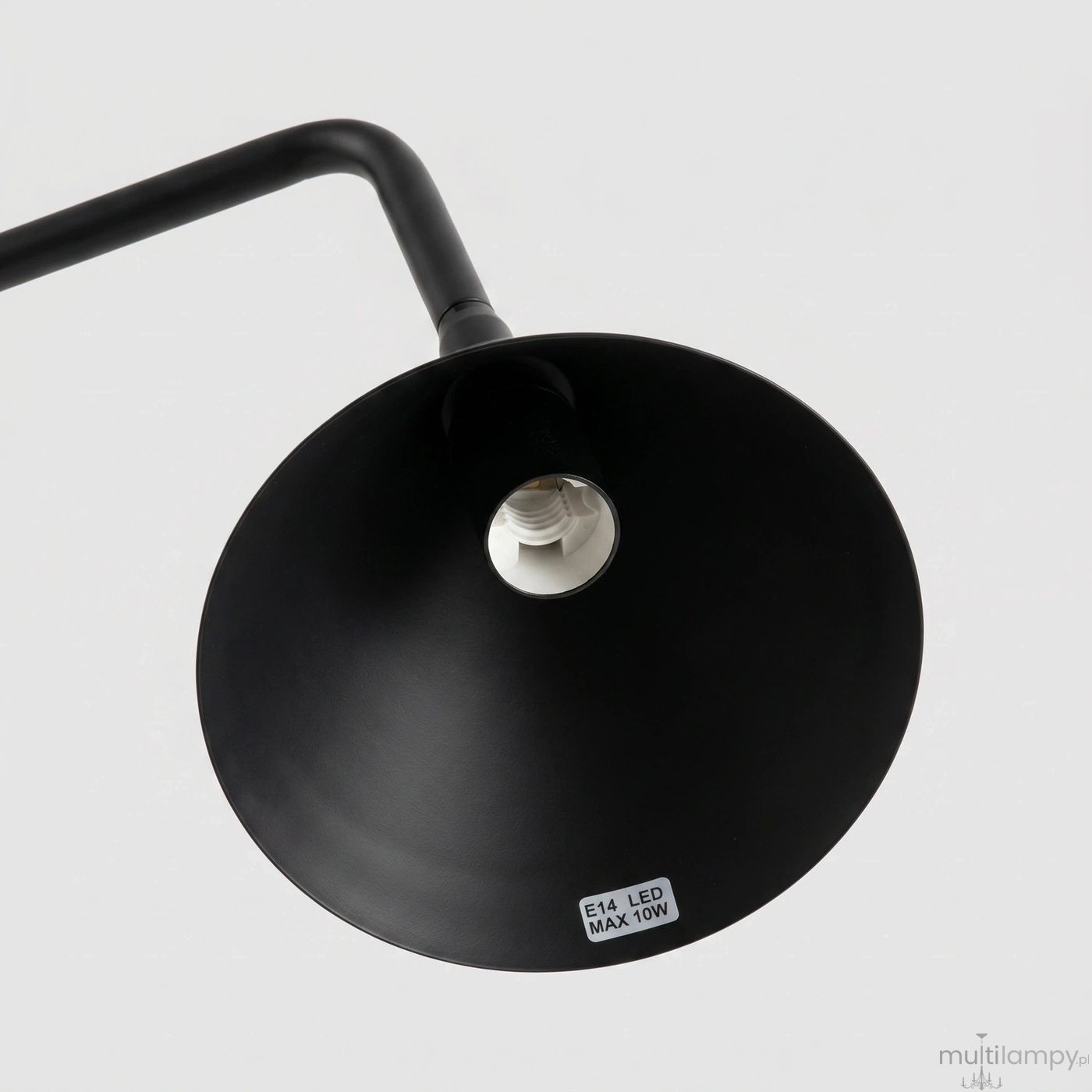 Nox lampa biurkowa E14 czarna SL.2567